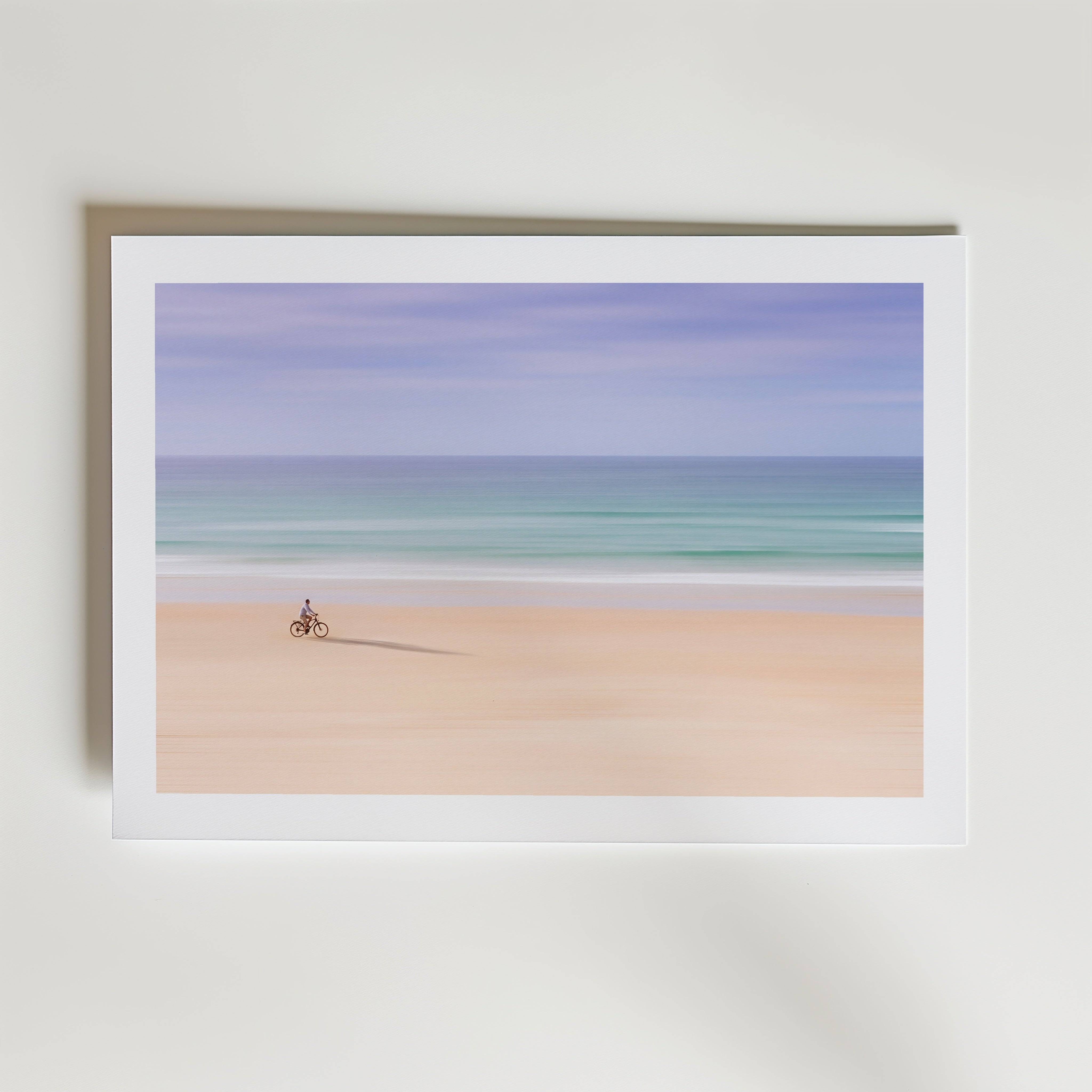 Coastal Ride Poster - Fine Art Poster 13x18 cm Med passepartout