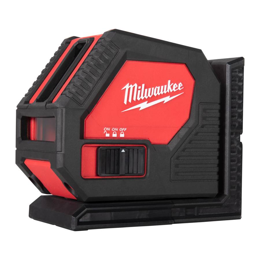 Milwaukee Alkalisk krysslaser CLL-C med grön laserfärg