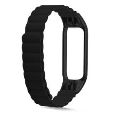 Magnetisk Silikonarmband för Xiaomi Mi Band 5 & 6 - Svart