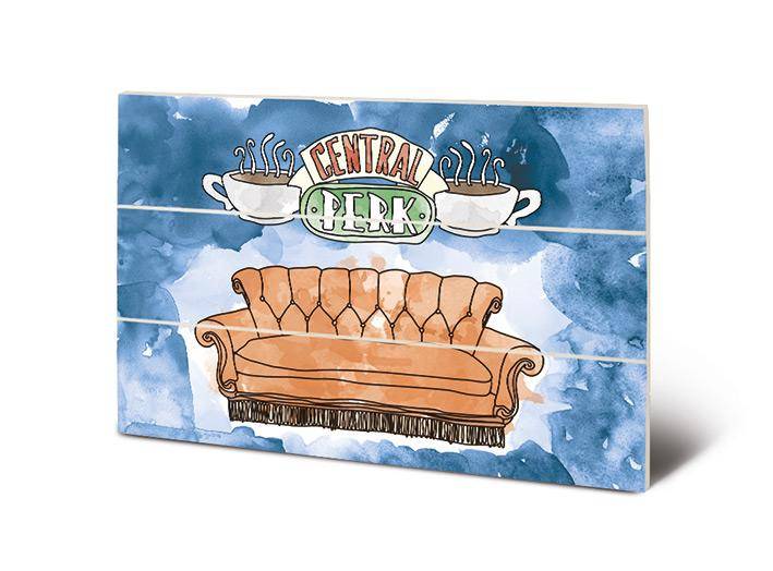 Friends - Wood Print 20X29.5 - Central Perk Sofa