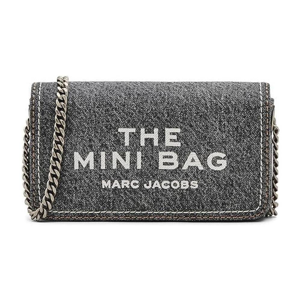 Marc Jacobs The Mini Bag Skuldertaske - Tasker - Dame - Grå - ONE SIZE - Uld