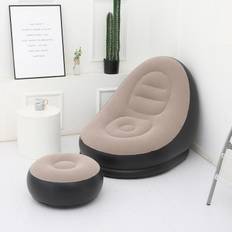 Lazy BeanBag Sofas Cover Chair No Filler Lounger Seat Bean Bag Pouf Puff Couch Tatami Living Room High Quality Inflatable Bed a solbränna