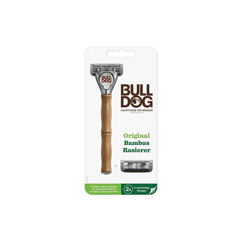 Bulldog Original bambu rakhyvel + 2 ersättningshuvuden