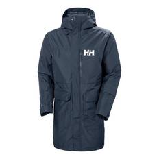 Helly Hansen Rigging Ins Rain Coat Regnfrakke Herre, Navy / XL