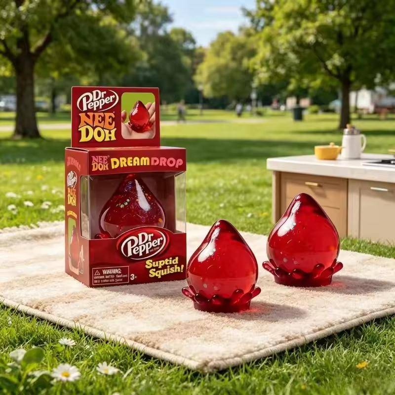 Schylling Needoh Nice Cube Sensorisk Nice-Sicle Stresslindring Squishy Kub Anti-Ångest Klämbar Objekt För Fokus ADHD-Populationen