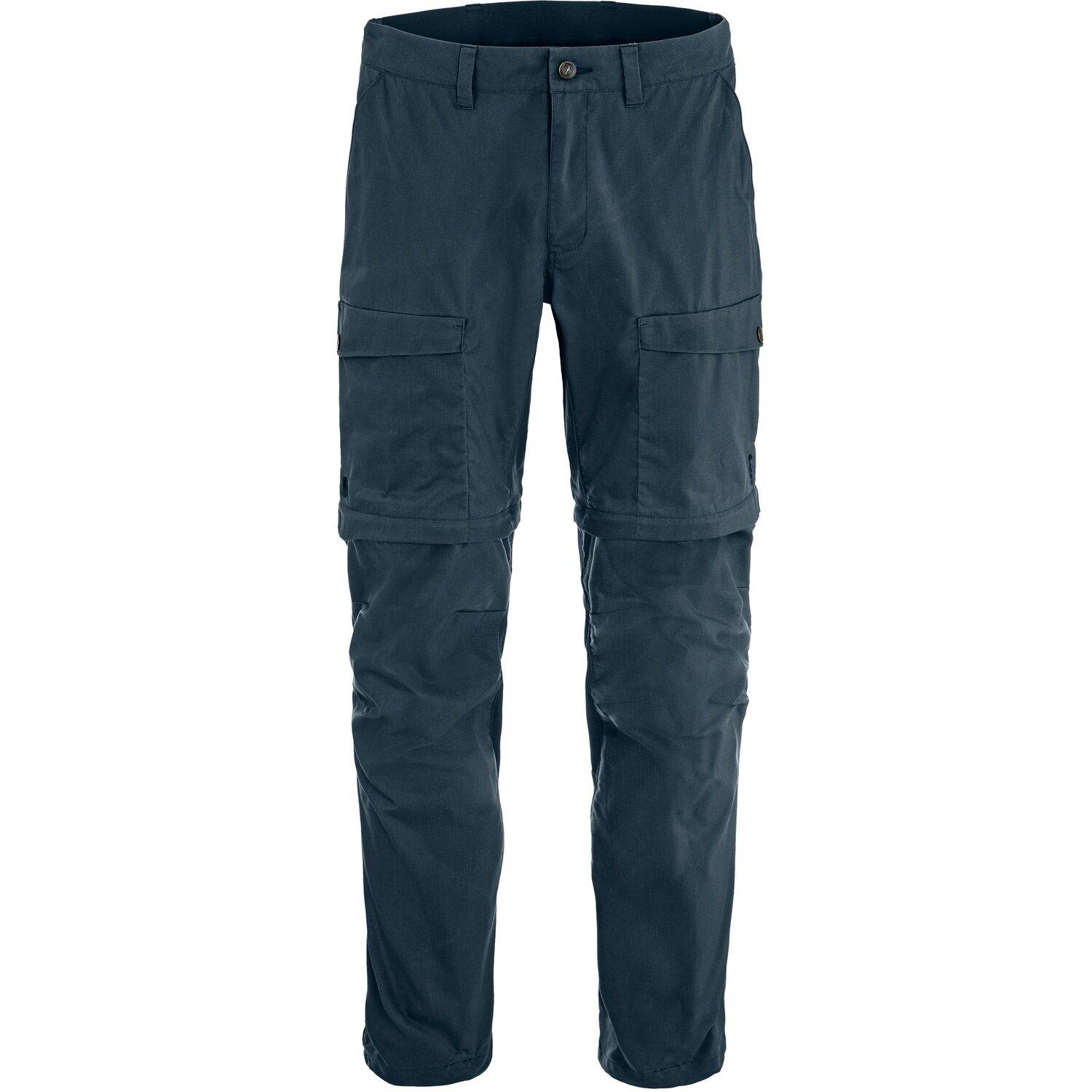 Fjällräven Men's Abisko Hybrid Trail Trousers Zip-Off Navy, 46/L