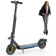 Caroma E Scooter, Faltbarer Elektroroller 350W Motor, 32 km Reichweite, max. 20 km/h Geschwindigkeit, 9 Zoll Wabenreifen, Duales Bremssystem E Roller für Erwachsene Belastung bis 120kg Mattschwarz