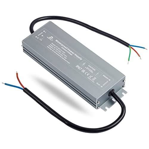 IP67 LED Transformator 12V 60W, Vattentät Strömförsörjning 5A, Ultratunna Drivrutin AC till DC, Konstant Spänning Adapter för Inomhus Utomhus Strip Ljus G4 MR11 MR16 Glödlampor CCTV, DUSKTEC