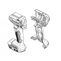 Makita 183E35-7 Skal till DTD153