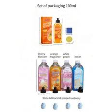100ml, 500ml, multifunktionell aromatisk golvrengöring, Momoka Ocean doftande apelsin golvrengöring avkalkning trägolv uppljusning golvrengöring moppn - Multifärgad (Multi-size)