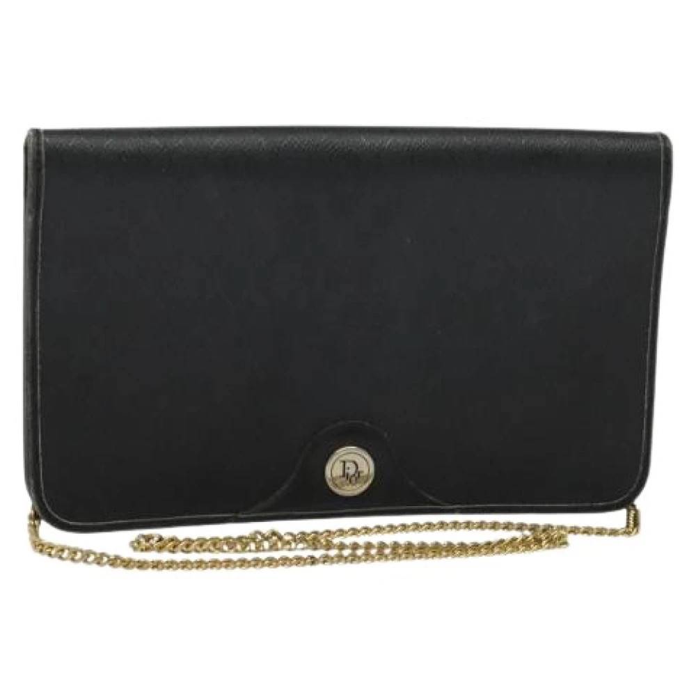 Dior Vintage Pre-owned Vintage Skuldertaske - Vintage - Dame - Sort - ONE SIZE - Uld