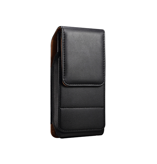 Huawei Mate 20 Pro - Læder Bæltetaske / Etui M. Clip - Sort
