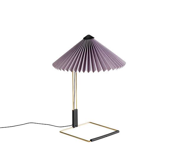 HAY Matin Bordlampe - Small - Lavendel/Brass