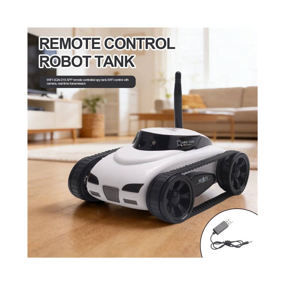 2X FPV WIFI RC Car Real Quality Camera Video Remote Control Robot Tank Intelligent APP Wireless Toy for Kids