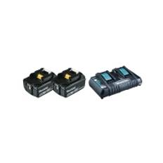 Makita DC18RD - Charger + battery 2 x - Li-Ion - 5 Ah - 90 Wh