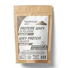 foodboost Protein vassle neutralt 1 kg pulver - med doseringsapparat - högt proteininnehåll - perfekt löslighet - främjar muskeltillväxt och återhämtning vid extrem träning