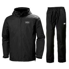 Helly Hansen Men's Dubliner Regnsæt Herre - Black / Black, 2XL / L