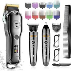 Hatteker Hair Cutter Hår Cutter Care Sets Skäggtrimmer Skäggtrimmer Män T-formad Trimmer Huvud Mustasch Nose Ear Body Precision Trimmer Groomer Multigroom IPX7 Vattentät