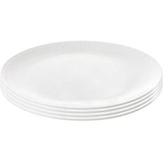 6 x Aida Relief frokosttallerkner Ø22cm hvid 4stk