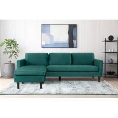 Firenze sofa i grøn fløjl