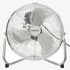 Arebos® Gulvventilator 12" - 55W, 3 trin, hældningsvinkel 100°.