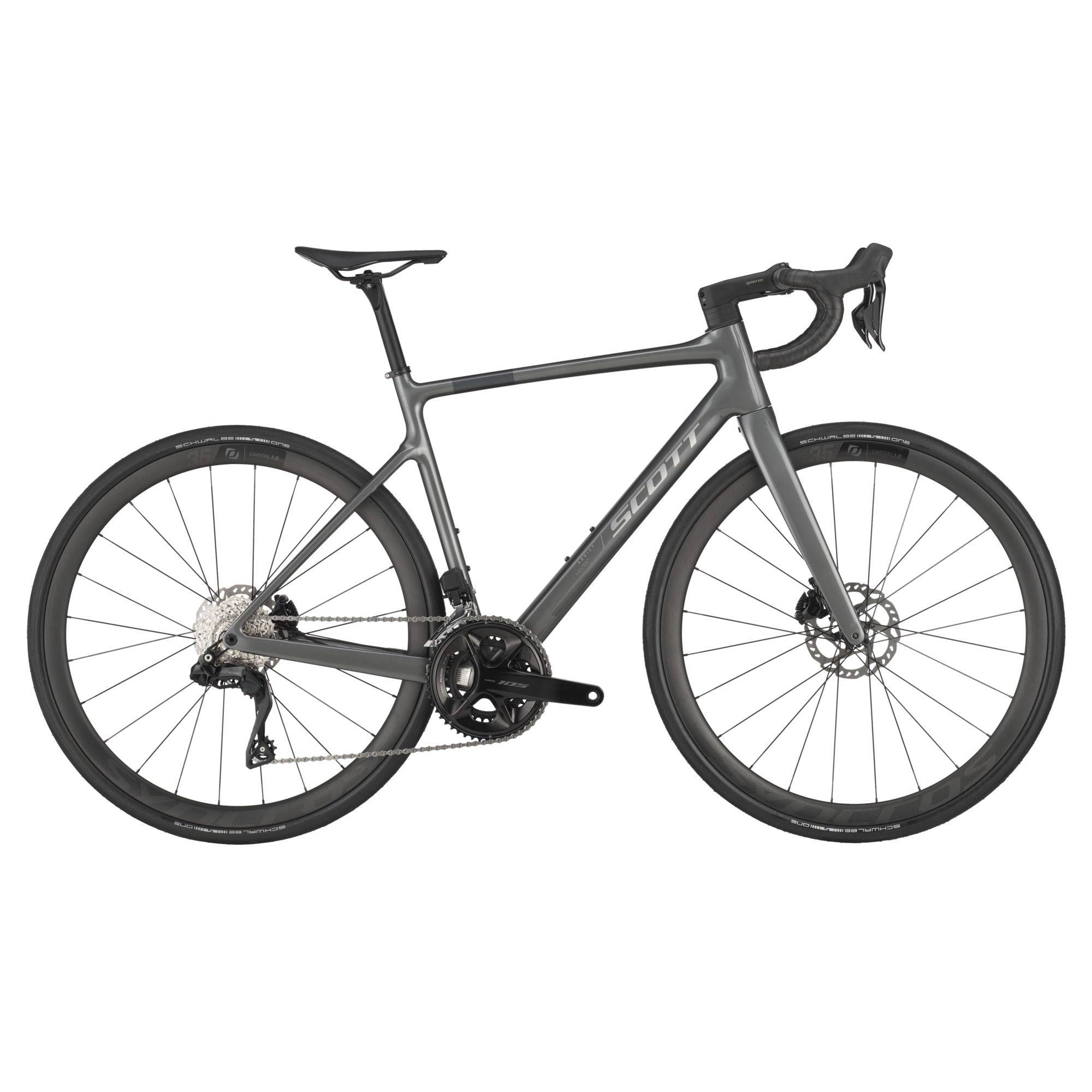 Scott Addict 30 2025 - Shimano 105 Di2 2x12sp - Syncros Capital 1.0 - 015 / xl / slate grey (xl)