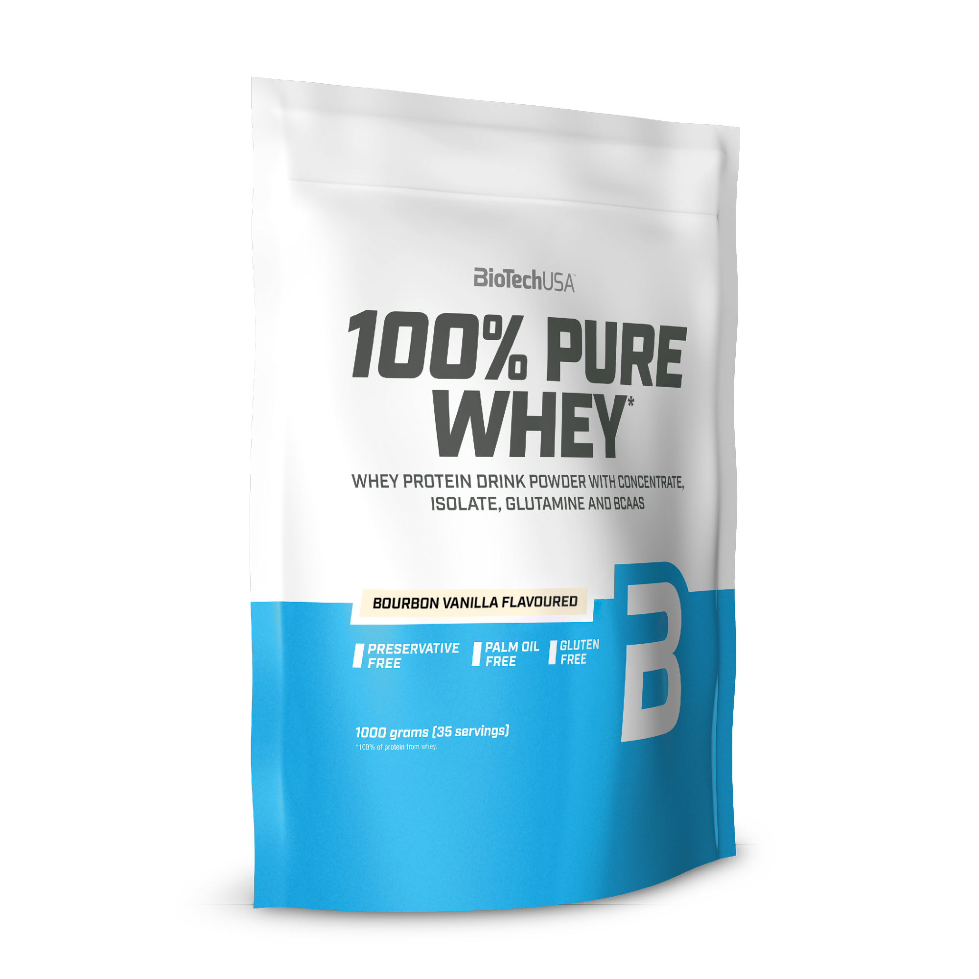BioTechUSA Pure Whey (1kg) - Vanilla - Proteinpulver