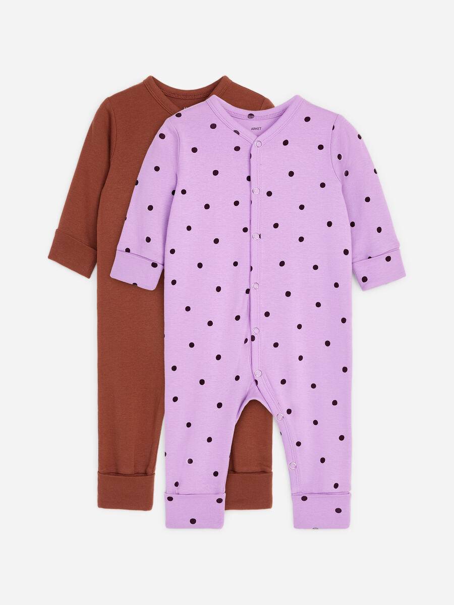 ARKET All-in-One Pyjama Set Of 2 -Purple, 50/56
