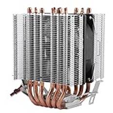 Dator CPU-fläktar Kylare Heat Sink 6 Heatpipe för LGA 1156/1155/1150/775