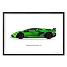 Auto's Poster: Lamborghini Aventador SVJ van Conceptual Photography
