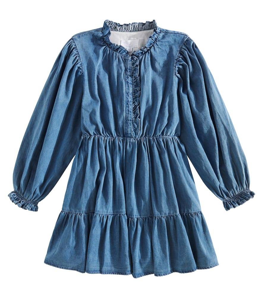 C'era Una Volta Vestido Luisa de denim escalonado - azul - Y 3