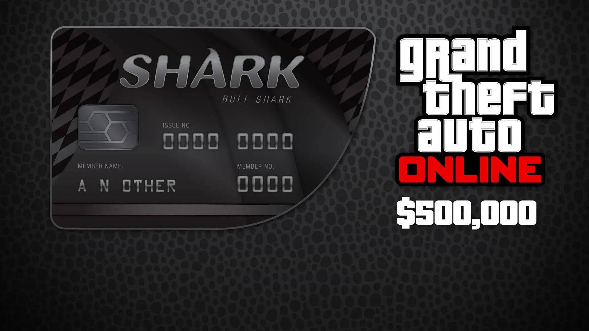 Grand Theft Auto Online - $500 000 Bull Shark Cash Card PC (Rockstar / PC) – Övrig – Regionsfri