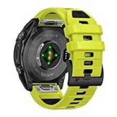 AISPORTS Kompatibel med Garmin Forerunner 965/955/945/935/745 rem silikon, 22 mm snabbpassande klockarmband mjukt andningsbart silikonarmband ersättningsrem för Garmin Quatix 7 Pro/7/6/5