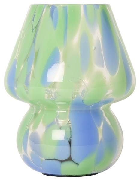 AU Maison - Lampe Joyful chips grøn/blå 19xø15 cm.