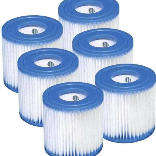 6 x Filter til intexpumpe type H Intex pumpefilter 29007