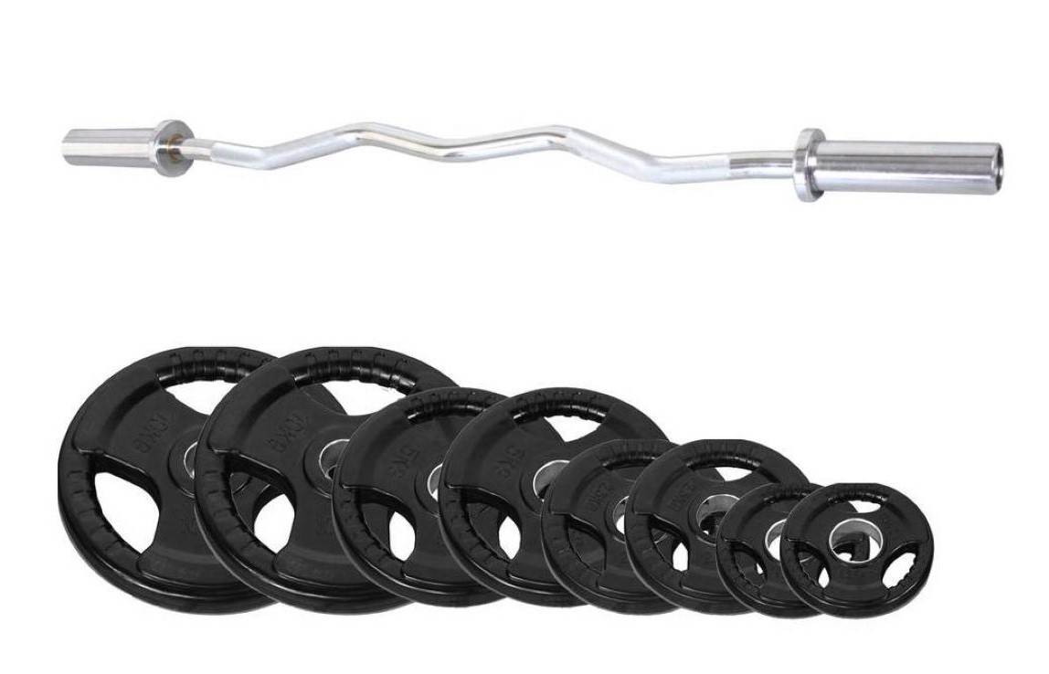 Odin Curl skivstångssats 57kg