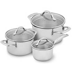 3 dele grydesæt(1,8 l / 3,4 l / 4,8 l) - STS