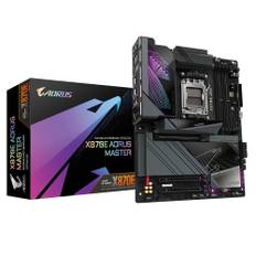 Gigabyte AORUS X870E MASTER - Motherboard - ATX - Socket AM5 - AMD X870E Chipsatz - USB-C 3.2 Gen 2x2, USB4, USB 3.2 Gen 1, USB 3.2 Gen 2 - 5 Gigabit Ethernet, Bluetooth, Wi-Fi 7 - Onboard-Grafik (CPU erforderlich)