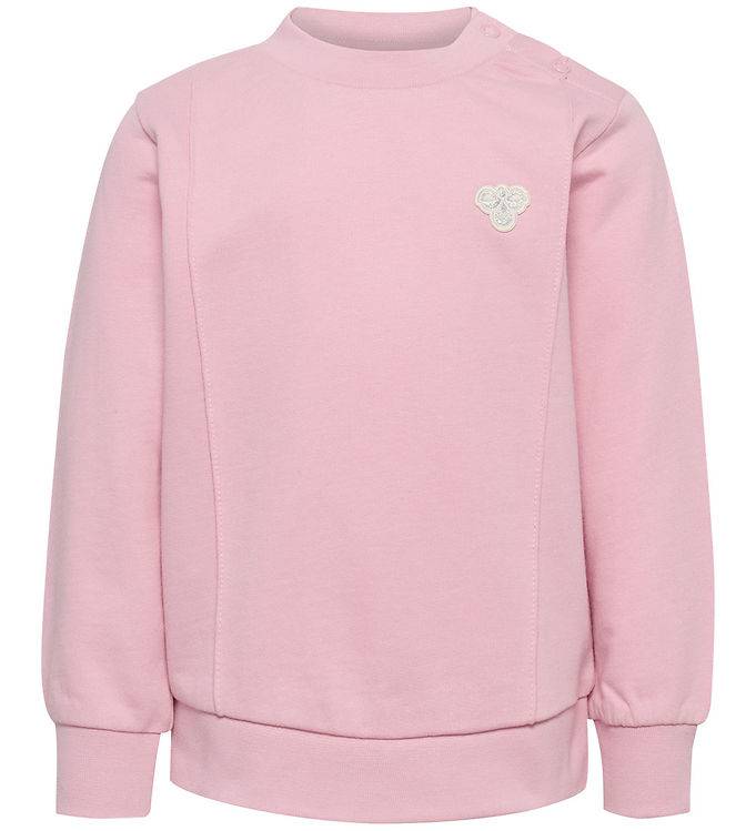 Hummel Sweatshirt - HmlMini - Pink Nectar - Hummel - 62 - Sweatshirt