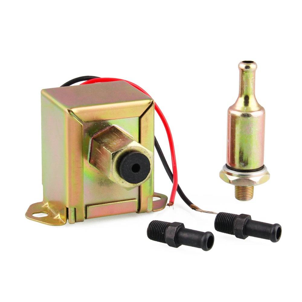 Universalbränslepump 12v fasett elektrisk bränslepump med bränsle unicons och in -line filter för dieselmotor motorcykel atv