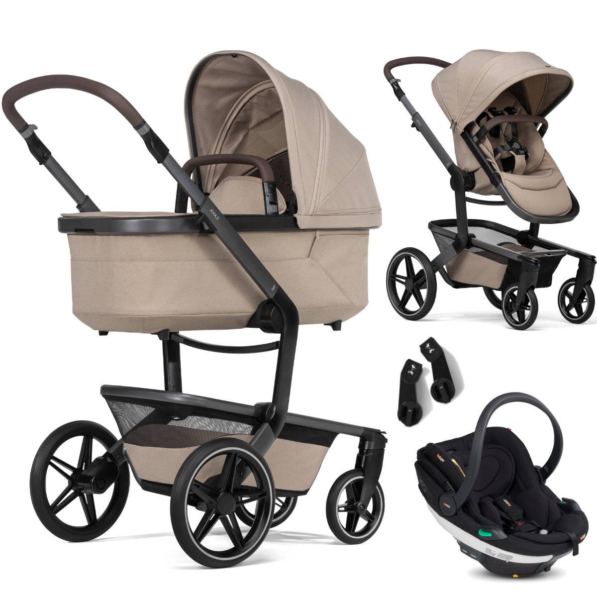Joolz Day5 Stroller Set 3-in-1 incl. Besafe Go Beyond2 Infant Car Seat - Sandy Taupe