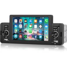 Autoradio 1DIN 5'' Touchskærm - CarvillZ S160 med bakkamera - Apple Carplay & Android Auto