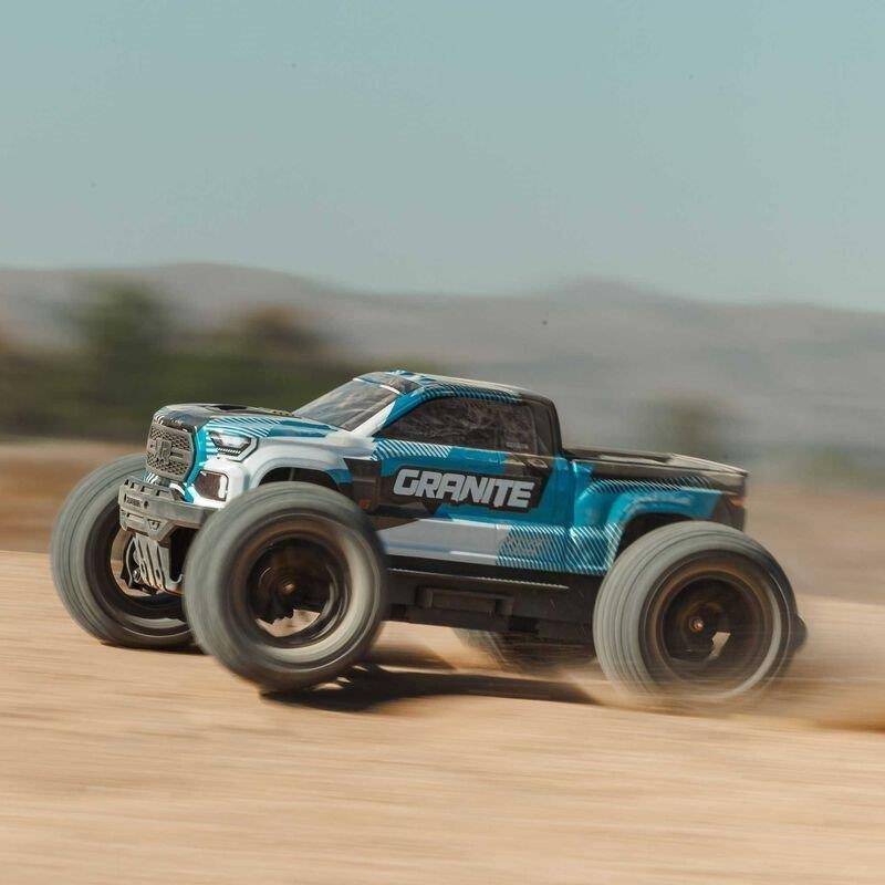 ARRMA 1/10 GRANITE 223S DSC 4X4 RTR Brushless Monster Truck, Blue