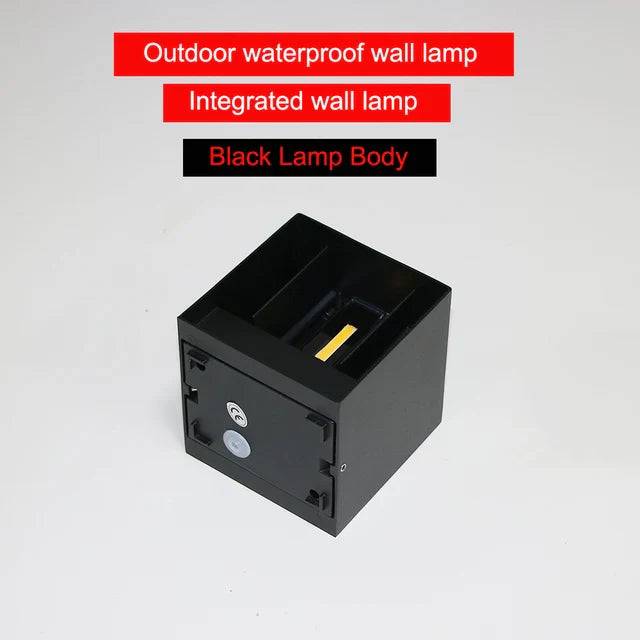 HydroProtect - Väderbeständiga Vägglampor - Integrerat Svart / 6W / Varm Vit (3000K)