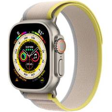 Apple Watch Ultra 2 (2023) | GPS + Cellular | silver | Terrängloop gult/beige S/M