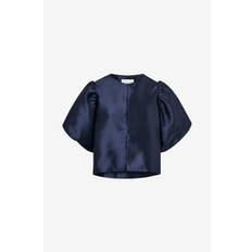 By Malina - Blus Cleo Blouse - Blå
