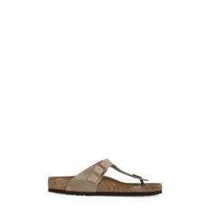 Birkenstock, Sko, Dame, Brun, 38 EU, Uld, Gizeh Oiled Leather Sandaler