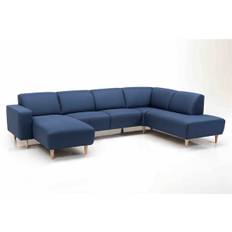 Amalfi u-sofa 326 x 210 TV - Idaho Blue - Stærk Pris