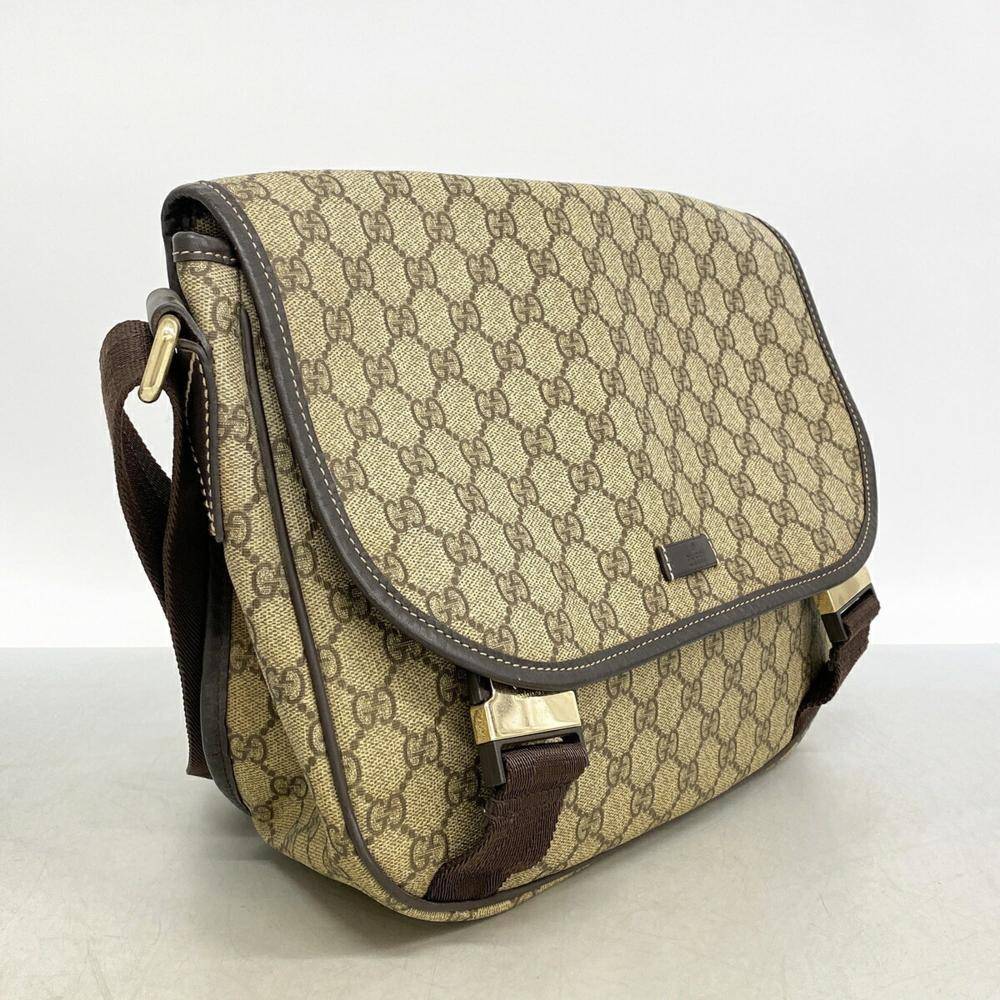 Gucci Vintage Gucci Messenger Bag L 27cm x W 32cm x D 11cm - Gucci Vintage hos Magasin.