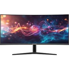 Voxicon Vxd-o34qhdc Ultrawide Curved Usb-c 65w - (fyndvara Klass 2) 34" 3440 X 1440pixels Ips 21:9 100hz